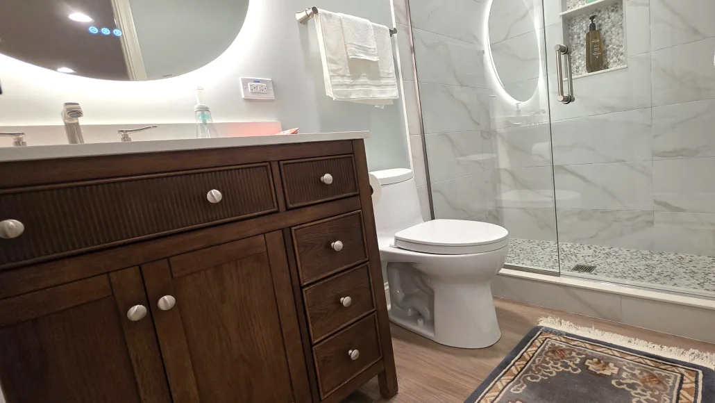 Basement and bathroom remodeling in Glenview IL by Maya Construction Group